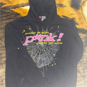 Pink Spider Hoodie, Size Small, Unisex, Brand New Never Worn.